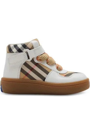 Burberry High-Top-Sneakers mit Check