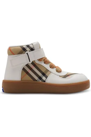 Burberry High-Top-Sneakers mit Check