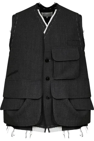 Maison Margiela Cargoweste aus Wolle