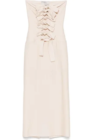 COPERNI Jersey-Midikleid mit Knotendetail