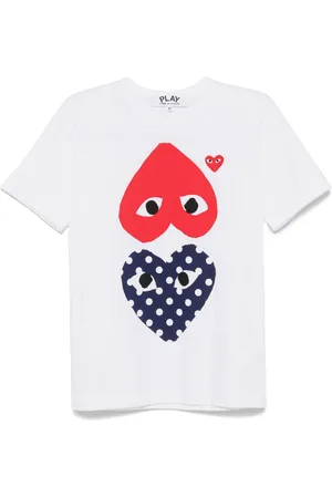 Comme des Garçons T-Shirt mit Herz-Print
