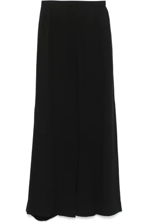 Saint Laurent 1970s Maxirock mit Falten