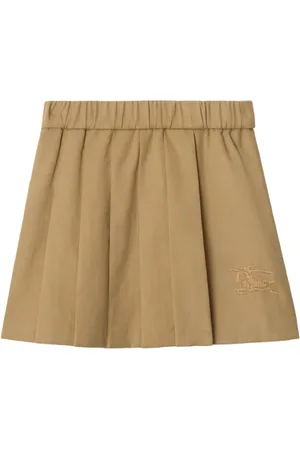 Burberry Faltenrock mit aufgesticktem Motiv