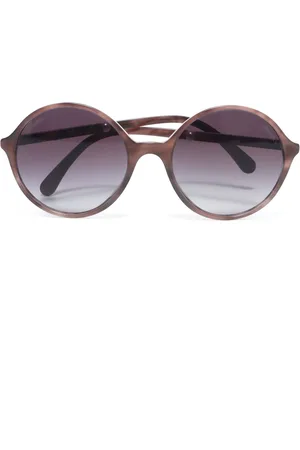 CHANEL 2000 Sonnenbrille mit ovalem Gestell