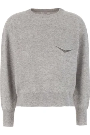 Brunello Cucinelli Kaschmirpullover mit Perlendetail