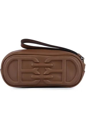Bally Clutch mit Logo-Prägung