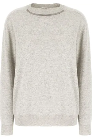 Brunello Cucinelli Kaschmirpullover mit Perlendetail