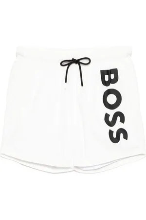HUGO BOSS Badeshorts mit Logo-Print