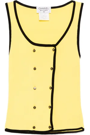 CHANEL 1995 geripptes Strickoberteil