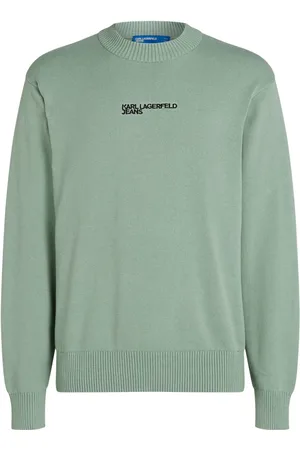 Karl Lagerfeld Pullover mit Logo-Stickerei