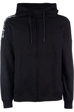 EA7 Kapuzenjacke mit Reißverschluss