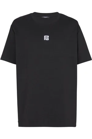 Balmain T-Shirt mit Logo-Stickerei