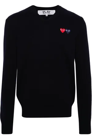 Comme des Garçons Pullover mit Herz-Patch