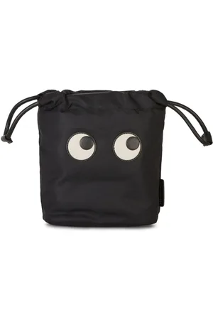 Anya Hindmarch Clutch mit Logo-Patch