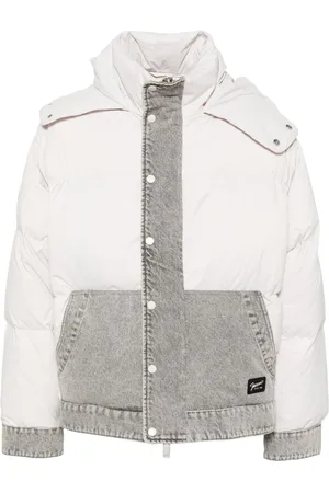 FIVE CM Gefütterte Jacke mit Kontrasteinsätzen