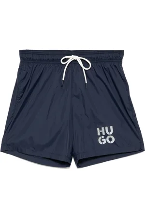 HUGO BOSS Badeshorts mit Logo-Print