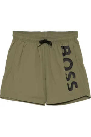 HUGO BOSS Badeshorts mit Logo-Print