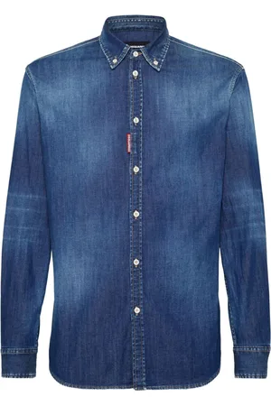 Dsquared2 Hemd mit dunkler Waschung