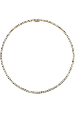 Anita 18kt Hepburn Gelbgoldhalskette mit Diamant