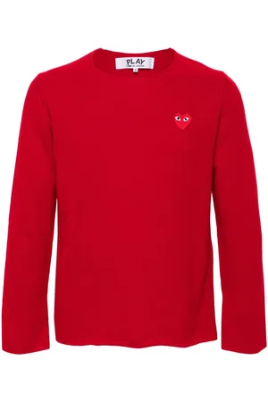 Comme des Garçons Pullover mit Herz-Patch