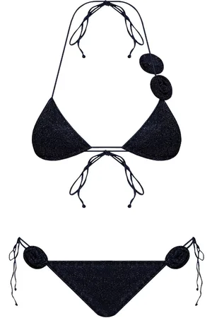 Oseree Bikini mit Rosenapplikation