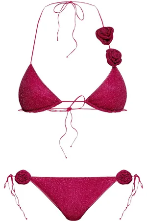 Oseree Bikini mit Rosenapplikation