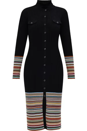Paul Smith Gestreiftes Midikleid