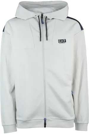EA7 Hoodie mit Logo-Patch