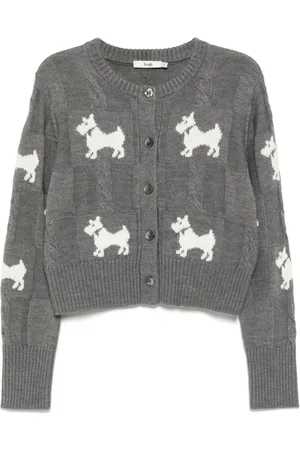 B+AB Grafischer Cardigan