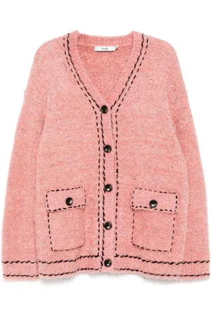B+AB Cardigan mit V-Ausschnitt
