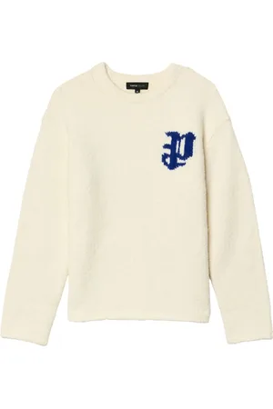 Purple Brand Pullover mit Intarsien-Logo