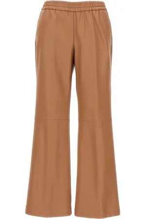 NUDE Hose aus Faux-Leder