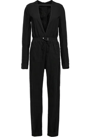Rick Owens Jumpsuit mit V-Ausschnitt