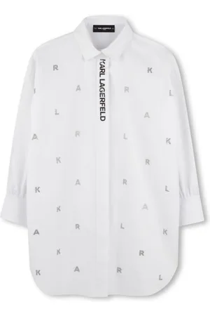 Karl Lagerfeld Kleid mit Logo-Applikation