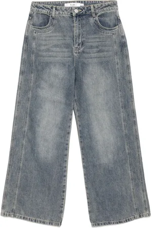 B+AB Jeans mit Kontrasteinsätzen