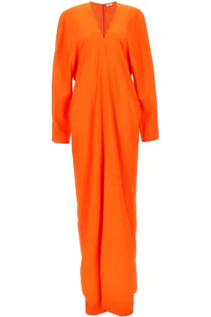 Salvatore Ferragamo Maxikleid mit V-Ausschnitt