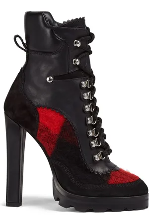 Dsquared2 Stiefel mit Karomuster 120mm