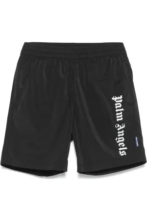 Palm Angels Badeshorts mit Logo-Print