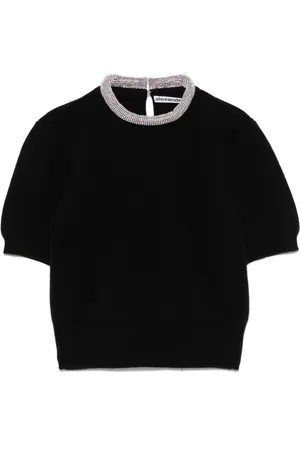 Alexander Wang T-Shirt mit Kristallen
