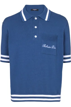 Balmain Poloshirt mit Logo-Stickerei