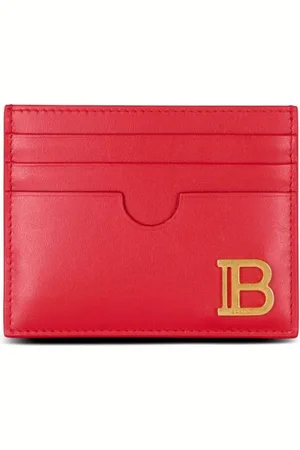 Balmain Kartenetui mit Logo-Schild