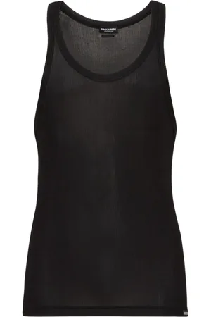 Dsquared2 Trägershirt mit Logo-Schild