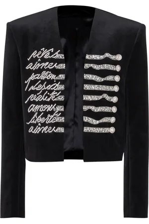 Balmain Spencer Sakko in Samtoptik