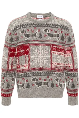 Thom Browne Pullover mit Fair-Isle-Strickmuster