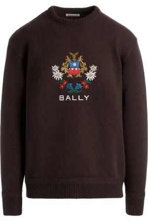 Bally Sweatshirt mit Alpine Flowers-Stickerei