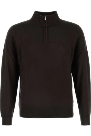 FEDELI Pullover mit Reißverschluss