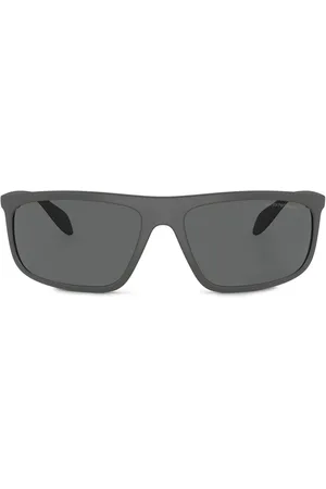 Emporio Armani Sonnenbrille mit Shield-Gestell