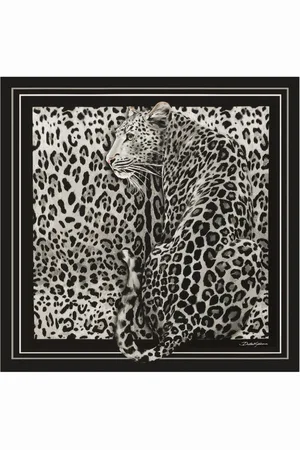 Dolce & Gabbana Schal mit Leoparden-Print