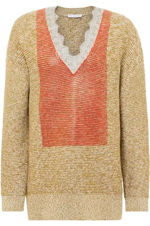 J.W.Anderson Pullover mit Spitzenbesatz