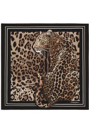 Dolce & Gabbana Schal mit Leoparden-Print